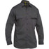 Bisley® Long Sleeve Ripstop Work Shirt with X-Airflow™ Ventilation gray front