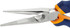 Garant Chrome-Plated Snipe Nose Pliers Straight Jaws with Side Cutter 713040