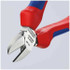 Knipex Diagonal Side Cutters Multi-Component Covering Knipex 724860 close up alternate view