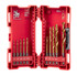 045242517008 Milwaukee Tools Red Helix Titanium Drill Bits 10 piece Set