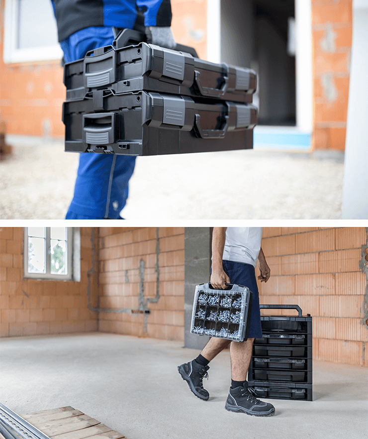 The L-BOXX from Hoffmann Group USA is the perfect jobsite companion. 