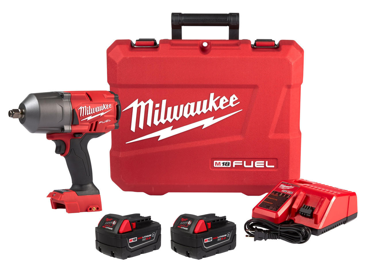 Milwaukee M18 Fuel High Torque Impact Wrench with Friction Ring Kit