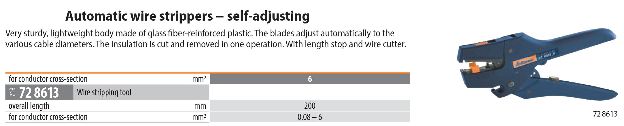 Garant Self-Adjusting Automatic Wire Strippers German Automatic Wire Strippers Installations