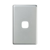 PLATE XL SGL MATT SILVER