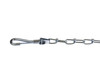 PET LINK CHAIN ZINC (WITH CLIPS) 2.7mm X 2.7M