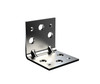 DOUBLE WIDTH ANGLE BRACKETS ZINC 50mm x 38mm