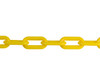 PLASTIC CHAIN YELLOW 6mm