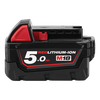 Battery 18v 5Ah Extended Capacity Carton M18B5 Milwaukee