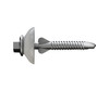Screw M6.2x50mm Vortex Gal Polycarb Grey  35pk HUHT462050P