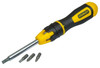 SCREWDRIVER MULTIBIT RATCHETING 10PCE