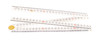 RULE FOLDING BEVEL EDGE WHITE 1M