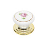 38MM KNOB CERAMIC WHITE