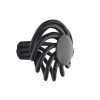 KNOB RND TWST MATT BLACK 38MM
