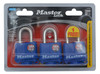 PADLOCK MSTR COATED 40MM PK3