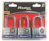 PADLOCK LAMINATED 51MM KA 3PK 5TRI
