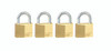 30MM 130T PADLOCK BRASS KA