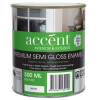 500ML ACCENT WATER BSD ENML WHT