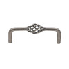 HANDLE PULL TWIST PEWTER 96MM