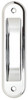 30X125MM HANDLE PULL FLUSH RAD BC