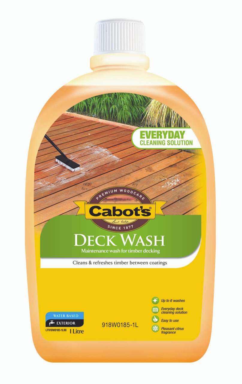 CABOTS DECK WASH 1L - Johnson Bros Mitre 10 - Mona Vale