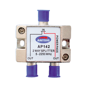 SPLITTER 2  WAY W/F CONNECTOR SOCKETS