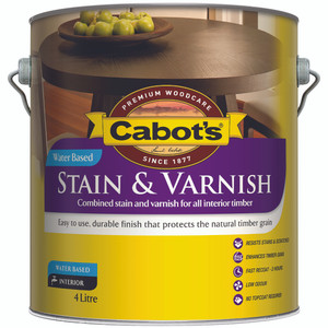 CABOTS STAIN & VARNISH SATIN WB 4L