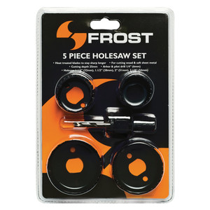 HOLESAW SET 11PCE 19MM - 64MM FROST