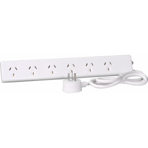 POWERBOARD 6 WAY 2PK