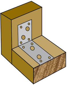 Pergola Angle 88mm x 63mm x 36mm PA36 Wilmaplex