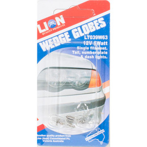 GLOBE WEDGE 5W 12VOLT