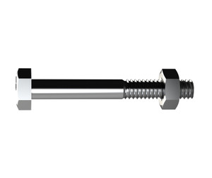 Bolt&Nut H/H Zinc 3/8in x    6in HHC150Z