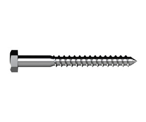 Screw Coach Zinc 1/4in x     2 1/2in CSA060Z
