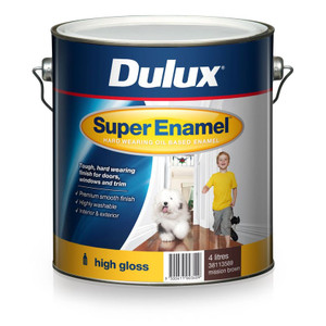 Paint Super Enamel H/Gloss   Mission Brown 4L 38113589 Dulux