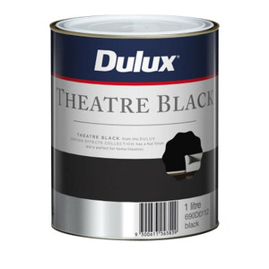 Paint Design Effects Theatre Black 1L 690D0112 Dulux
