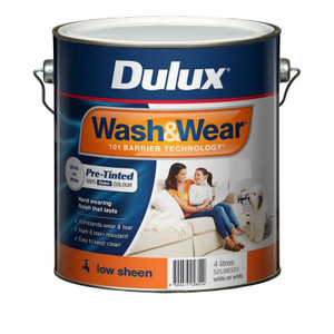 Paint W&Wear L/Sheen White On White  4L 52L88324 Dulux