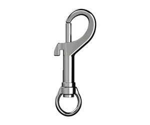 SWIVEL SNAP HOOK ROUND NICKEL 30X106mm