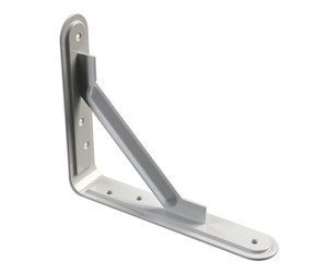 LIGHT STAYED BRACKET WHITE 250X200mm