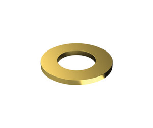 Washer Flat Brass 5/16in SnapPk10 WFRIB0800P4 Bremick