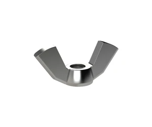 Nut Wing Zp 1/4  SnapPk6 NWIWZ0600P4 Bremick
