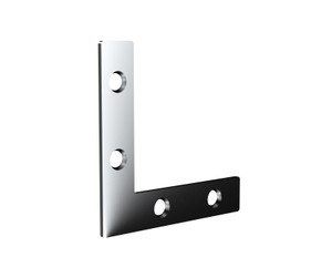 CORNER BRACE BRACKETS ZINC 38mm x 10mm