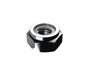 Nut Nylon Lock Zp 3/16 SnapPk25 NNYWZ0500P4 Bremick