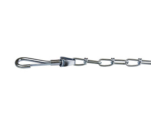 PET LINK CHAIN ZINC (WITH CLIPS) 3.4mm X 2.7M