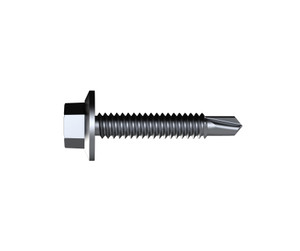 Screw 12g x  30mm Hex B8     No Seal SDMF  50pk SMHF8120300