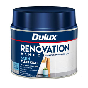 Paint Reno Range Clear Coat Satin 1L 51MD0065 Dulux