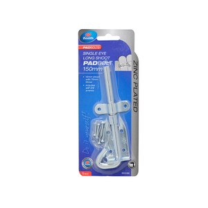 PADBOLT SGL EYE LS ZP 150X10MM