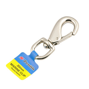 Hook Snap Marine Rnd Swivel Np 20mm JCK0020 Zenith