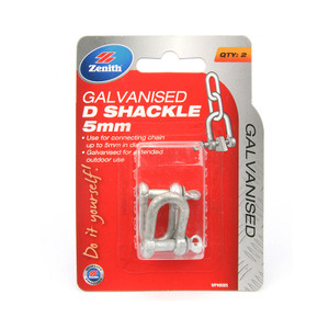 SHACKLE D GAL Pk2