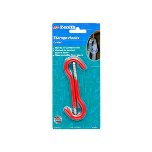 HOOK STORAGE SCREW PVC PK2