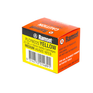 POWER LOAD .22 CAL YELLOW PK100