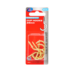 3.0X28MM PK5 HOOK CUP
